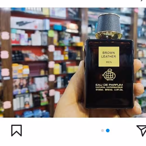 ادکلن برون لیذر اصل بوی تلخ و تند کیفیت بو فوق العاده