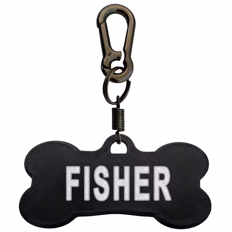پلاک شناسایی سگ مدل Fisher | چاوه