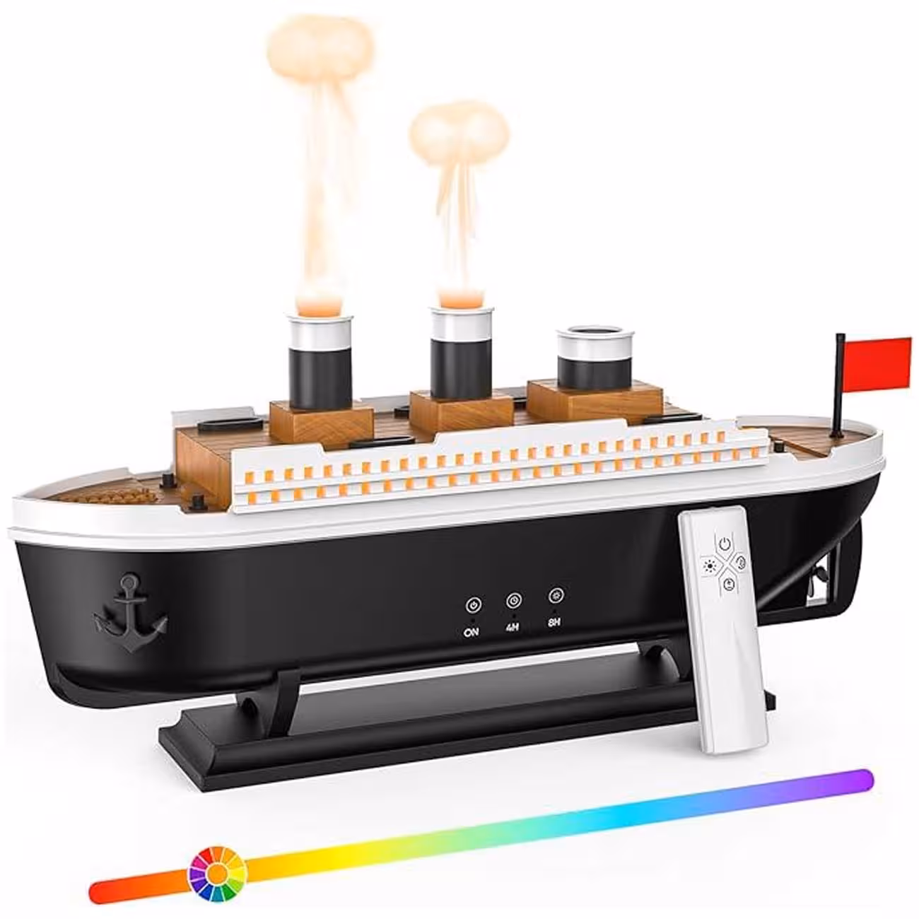 دستگاه بخور سرد و خوشبوکننده هوای طرح کشتی تایتانیک با ریموت کنترل 299