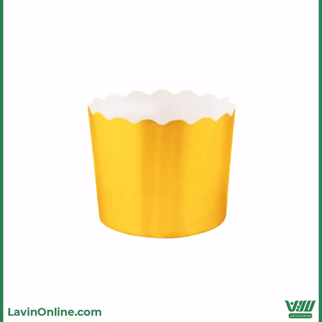 کپسول مافین لیزری طلایی