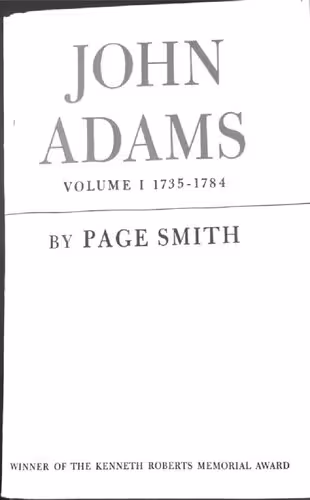 خرید و دانلود نسخه کامل کتاب John Adams: Volume I 1735-1784