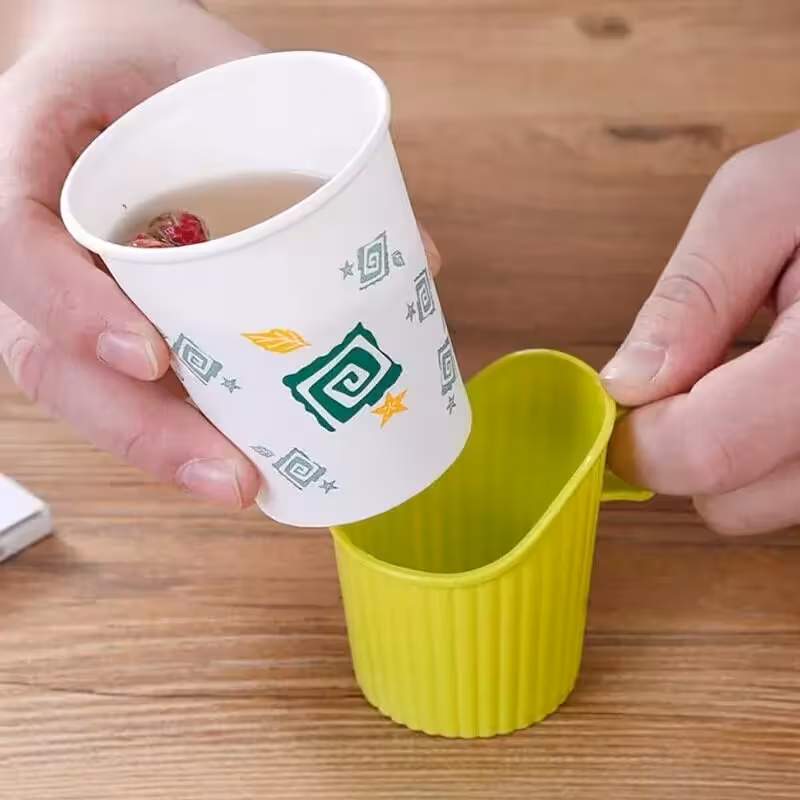 نگهدارنده لیوان یکبار مصرف بسته 4 عددی | amazonchi