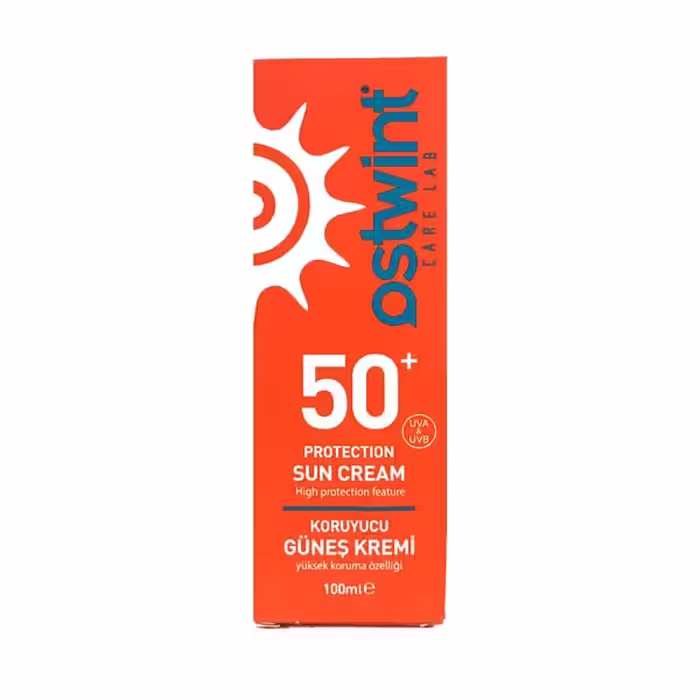 ضد آفتاب بزرگسالان استوینت Ostwint نارنجی با spf 50 حجم 100 میل