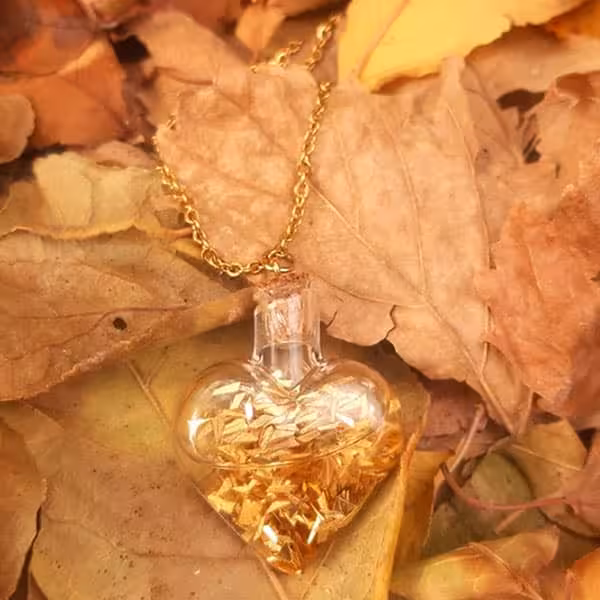 گردنبند زنانه طرح قلب