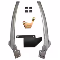 تقویت درب ومحافظ قفل کاپوت  توکار (پک کامل) مناسب پژو 206 و 207