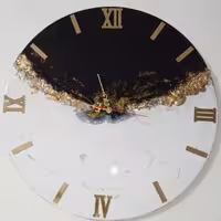 ساعت بیس 50رزینی با موتور آرام گرد 