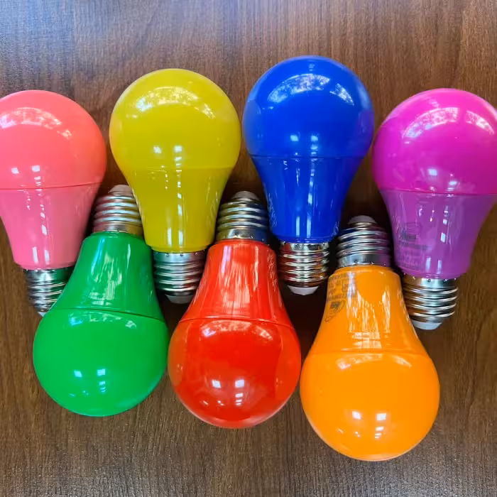 لامپ 9 وات LED هفت رنگ پارس پریا