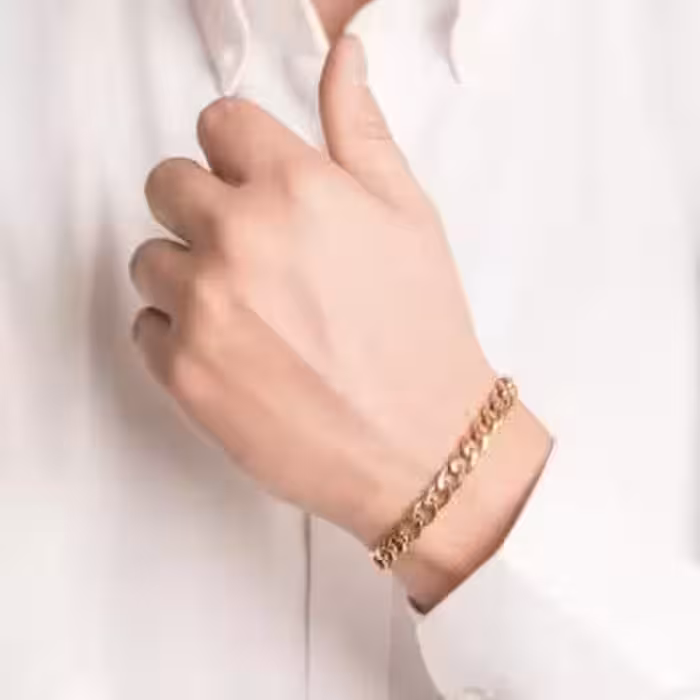 دستبند کارتیر اسپرت . استیل و زنجیری .مناسب ورزش و ضد تعریق..