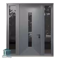 درب لابی ورودی شیشه خور کد 1097