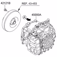 گیربکس اتوماتیک کیا سراتو 6 دنده کد 450003B680