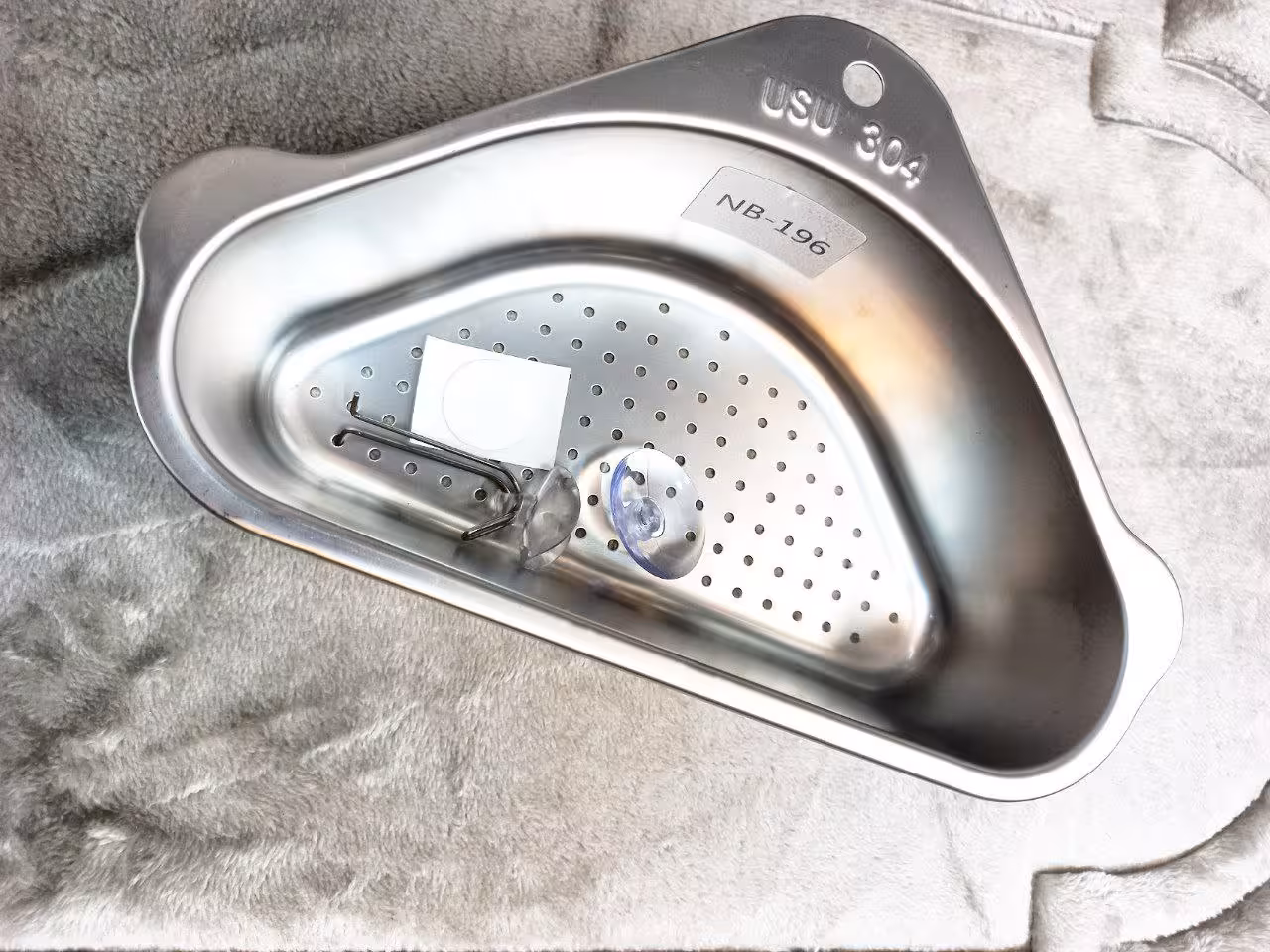 تفاله گیر سینک مثلثی استیل. 196