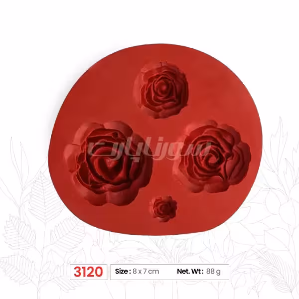 ملد گل رز 4 تایی