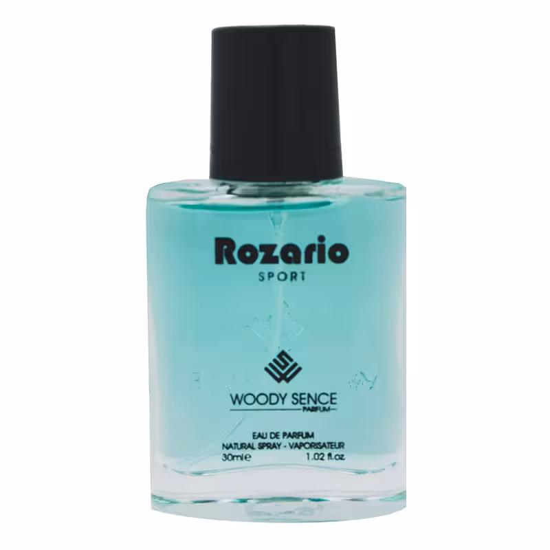 عطر ادکلن جیبی مردانه وودی سنس مدل Rozario حجم 30 میلی لیتر