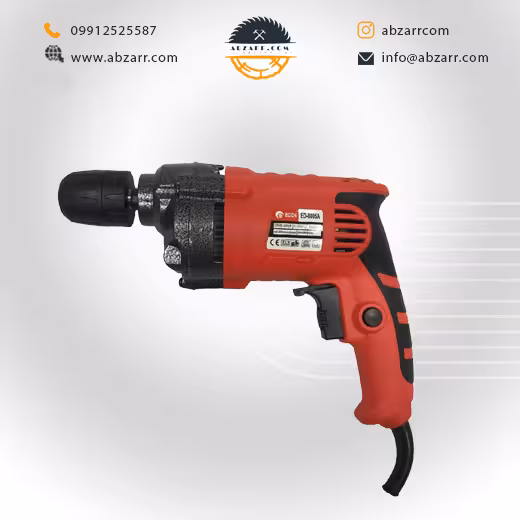 دریل اتوماتیک 10 میلیمتر 800 وات ادون مدل ED-8005A ا دریل 10 میلیمتر نیم تنه فلز ادون (( اقساط یک ساله ))