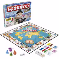 بازی فکری مونوپولی هاسبرو مدل Monopoly Travel World Tour
