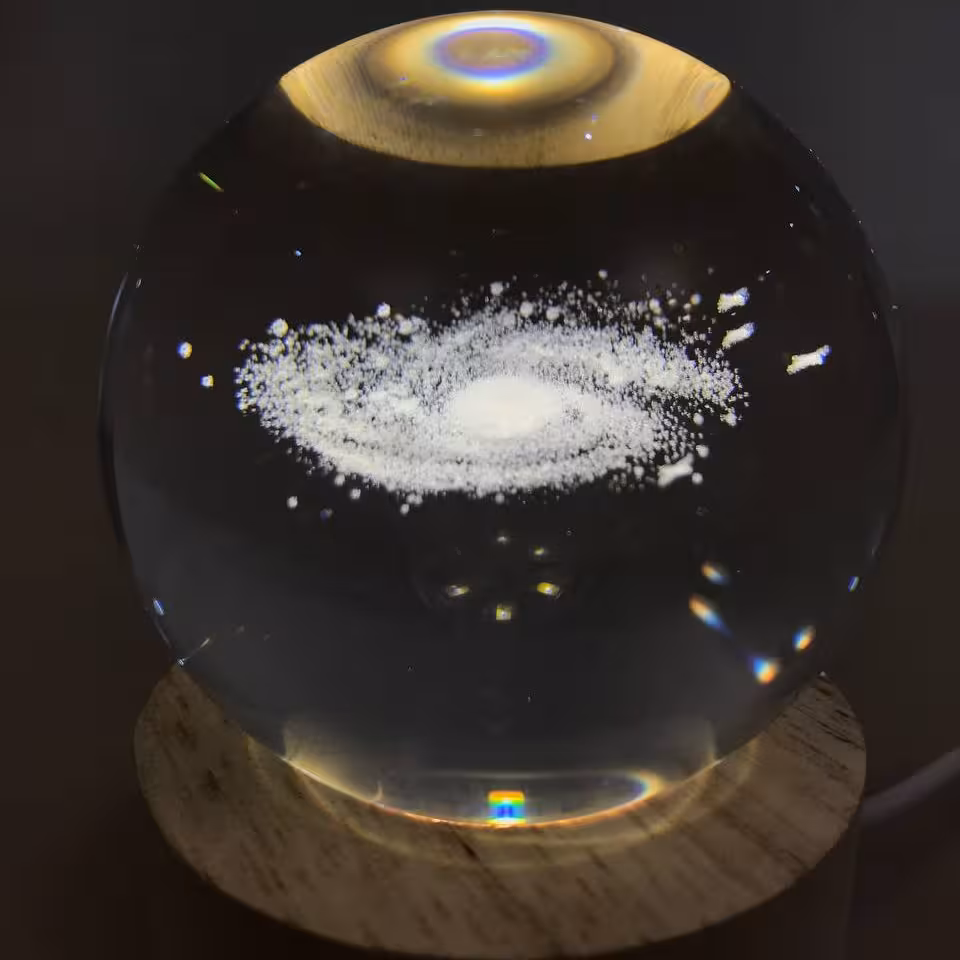 گوی کریستال مدل کهکشان ،  گوی کریستالی ، گوی شیشه ای