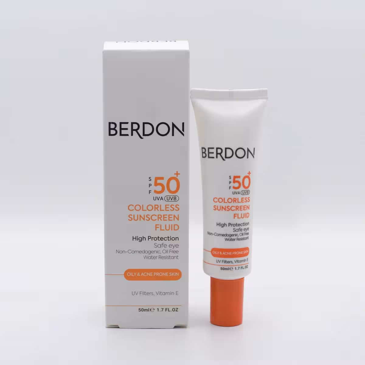 کرم ضد افتاب بی رنگ بردون SPF 50