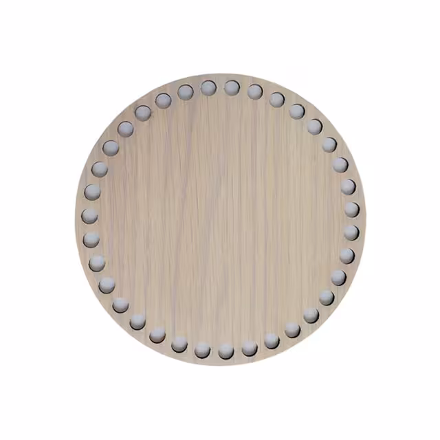 کفی تریکو بافی مدل دایره سایز 15