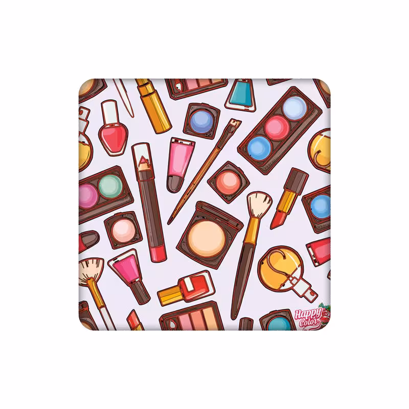 زیرلیوانی طرح لوازم آرایش و عطر کد 6640305