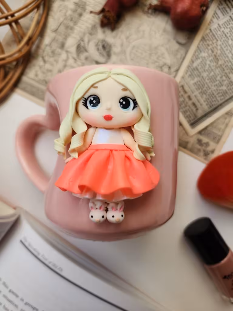 ماگ عروسکی دخترونه