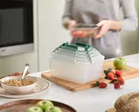 ست 5 عددی محفظه غذا جوزف جوزف سبز joseph joseph Nest™ Lock 5-piece Food Container Set sage