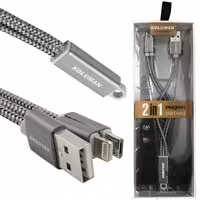 کابل شارژ پاوربانکی چندکاره میکرو،آیفون سرکلیدKoluman KD22