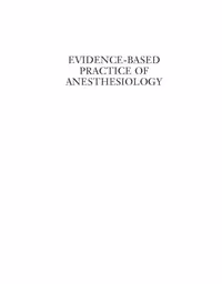 خرید و دانلود نسخه کامل کتاب Evidence-Based Practice of Anesthesiology
