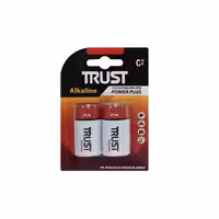 باتری C تراست مدل Alkaline بسته 2 عددیTRUST