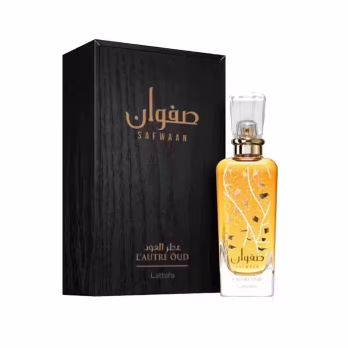ادکلن لطافه مدل صفوان عطر عود حجم 100 میلی لیتر
