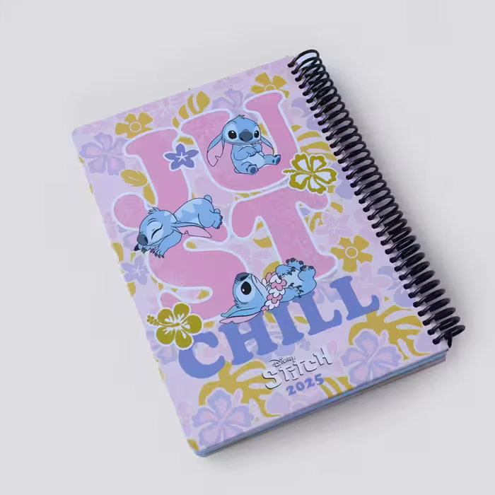 دفتر 100 برگ خط دار گالینگور استیچ صورتی لانگو (Lango)