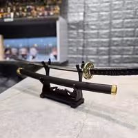 شمشیر 25 سانتی انیمه شیطان کش تانجیرو ضامن دار