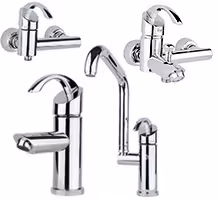 ست شیرآلات راسان مدل تیتانیوم