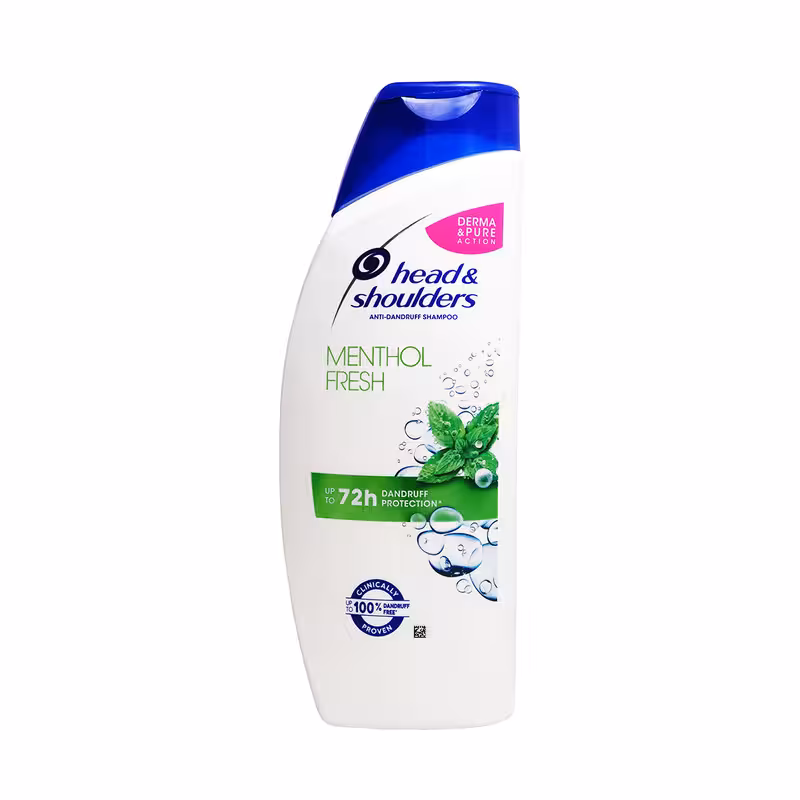 شامپو ضد شوره مو هد اند شولدرز مدل Menthol Fresh حجم 600 میلی لیتر