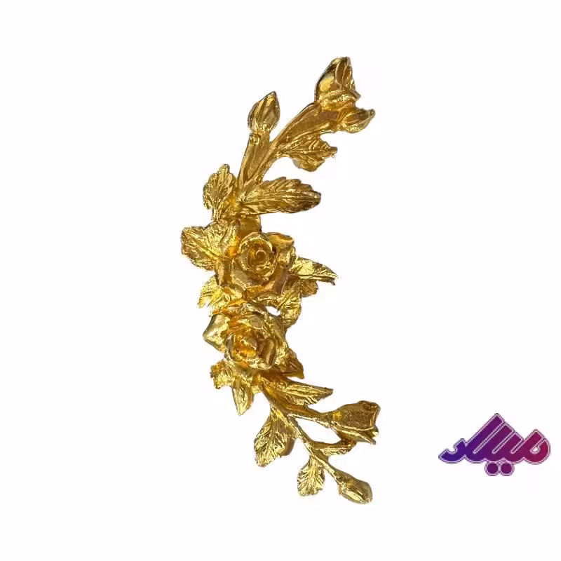 دسته سینی رز طلایی