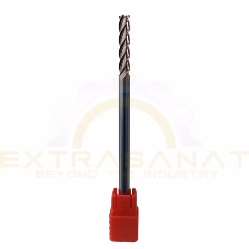 فرز انگشتی الماس 5x5Dx100L-4F HRC55 برند Max Power