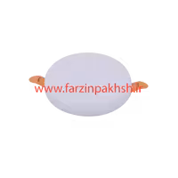 چراغ پنلی فول لایت فنر متحرک SMD توکار 24 وات دایره پارس شهاب مدل یاس