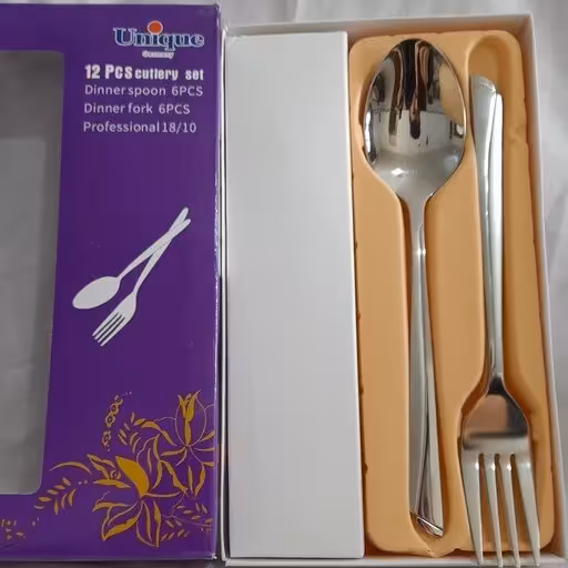 قاشق و چنگال یونیک ناخنی