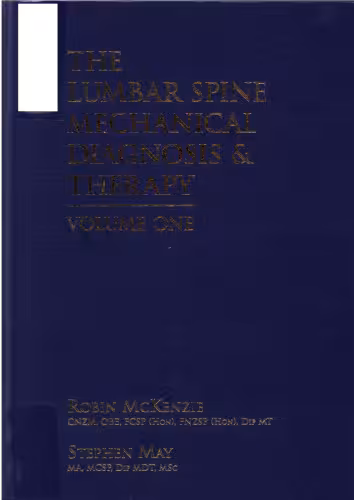 خرید و دانلود نسخه کامل کتاب The Lumbar Spine: Mechanical Diagnosis and Therapy 2nd Edition (2 Volume Set)