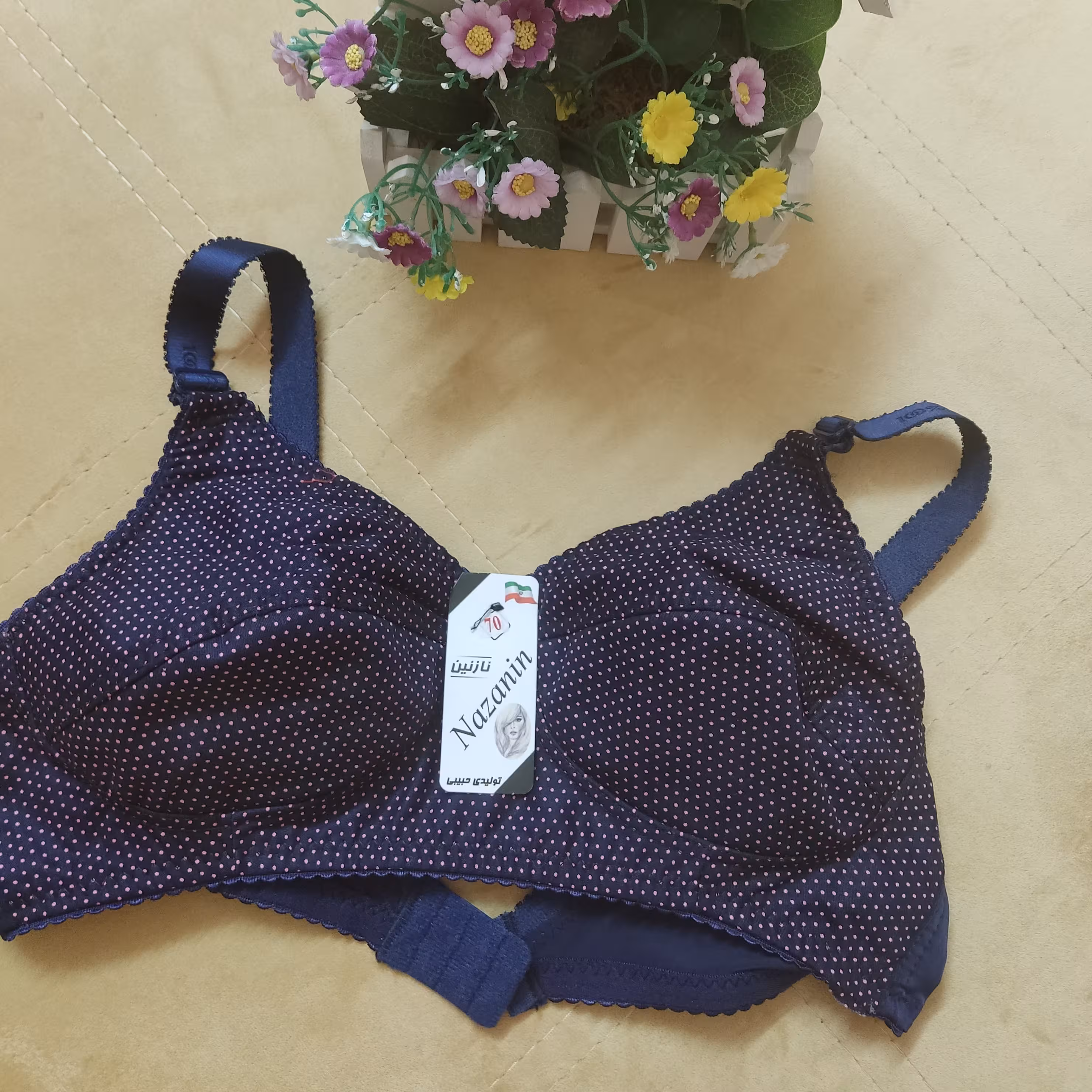 سوتین کتان سایز 70