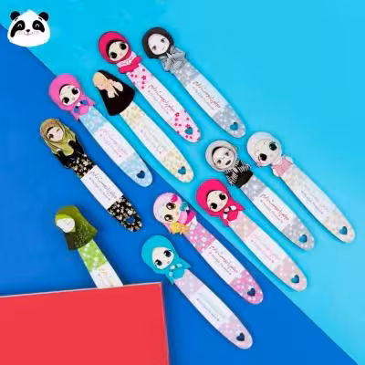 بوک مارک طرح من حجابم را دوست دارم