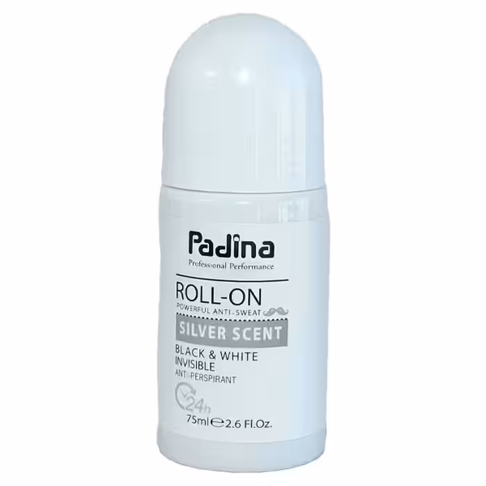 مام رول ضدتعریق مردانه پادینا مدل Silver Scent حجم 75 میلی لیتر