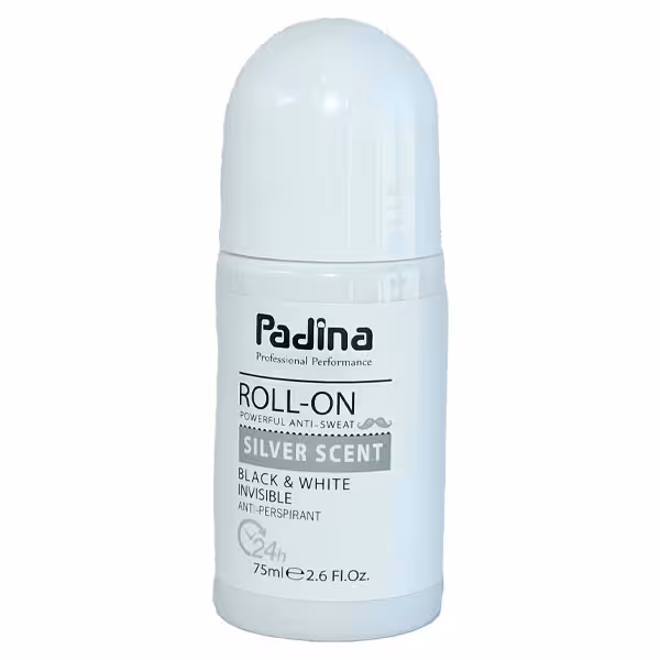 مام رول ضدتعریق مردانه پادینا مدل Silver Scent حجم 75 میلی لیتر