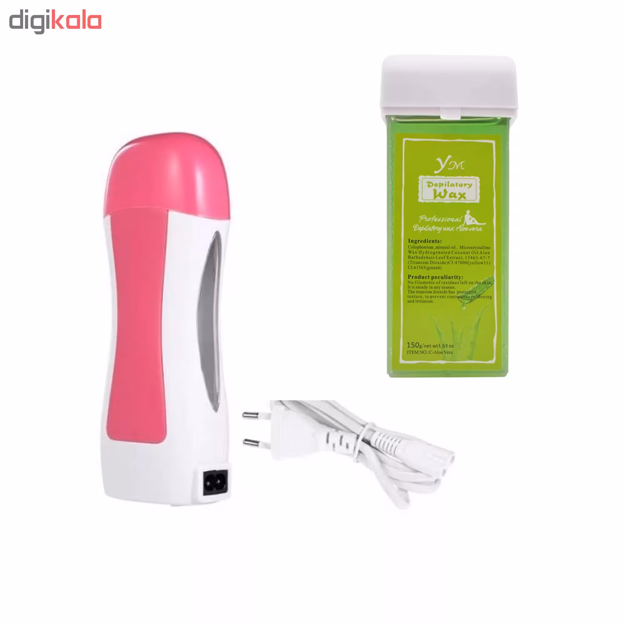 گرم کننده موم مدل A-01 به همراه یک عدد موم خشابی وزن 150 گرم