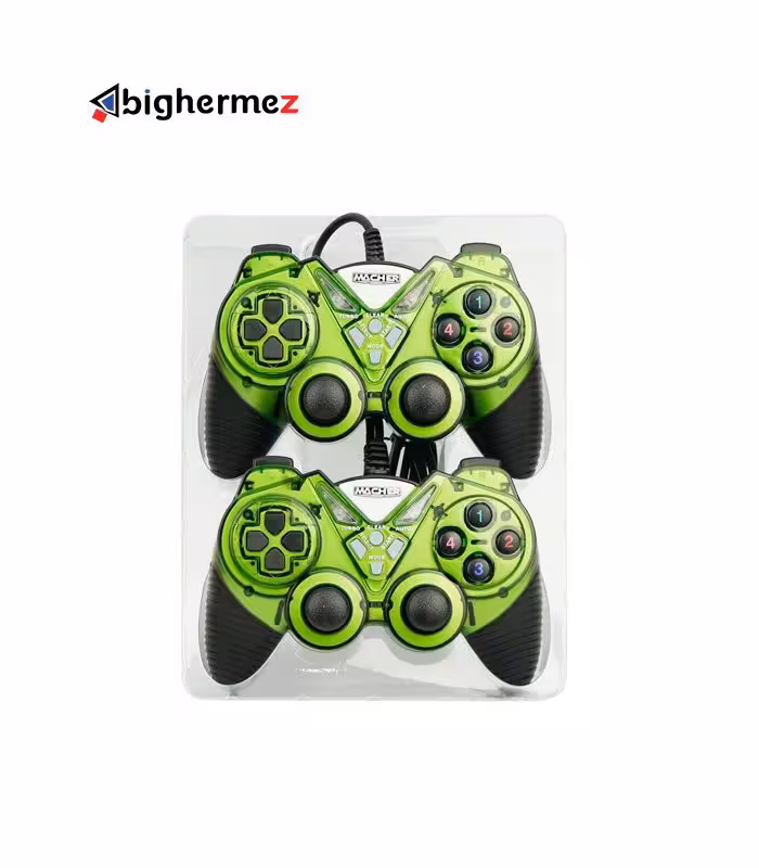 دسته بازی باسیم دوبل خفاشی مچر مدل MR-62