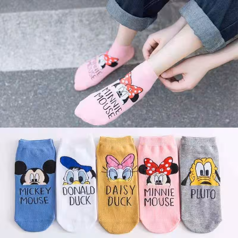 جوراب اسپرت طرح میکی موس