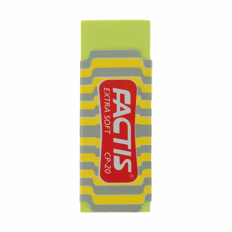 پاک کن رنگی فکتیس Factis CP-20 بسته 20 عددی