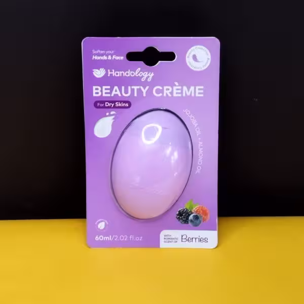 کرم مرطوب کننده و ابرسان دست و صورت هندولوژی  بنفش /