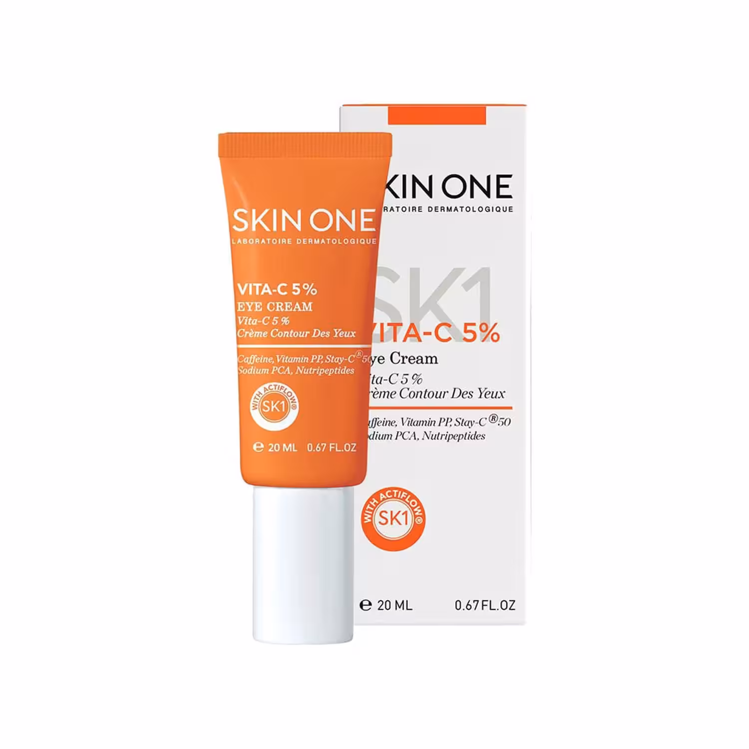 کرم دور چشم حاوی آنتی اکسیدان (ویتامین C) اسکین وان 20 میلی‌لیتر Skin One