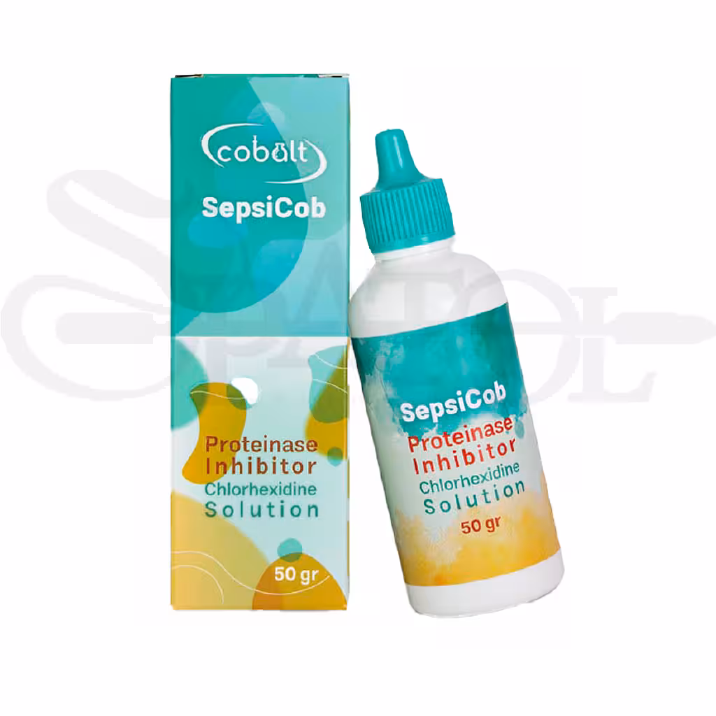 سپسی کب محلول شست و شوی کلرهگزیدین ترمیمی sepsicob کبالت cobalt