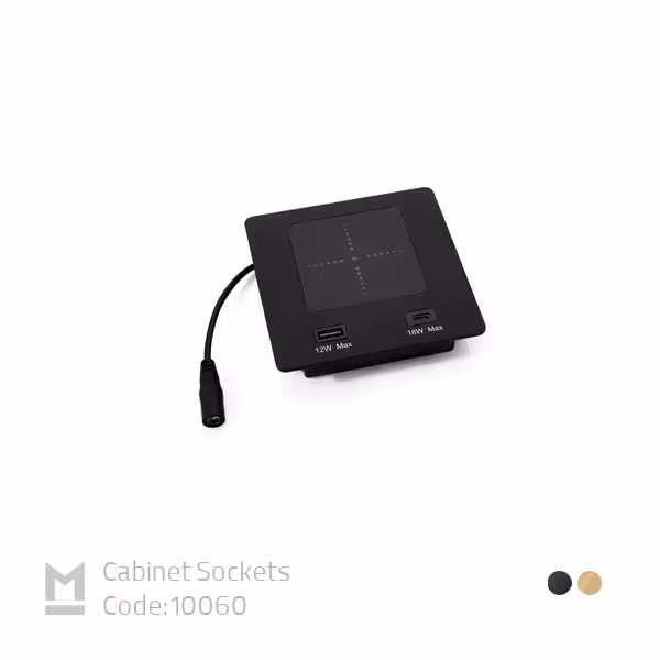 شارژر WIRELESS ملونی 10060 - یراقینو فروش یراق آلات کابینت و درب